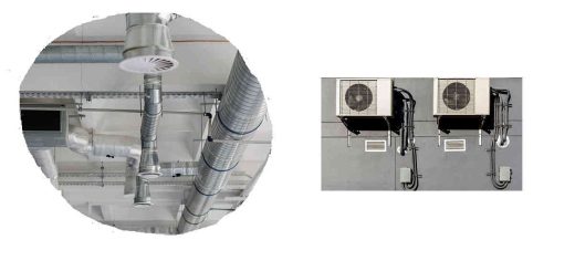 تهویه مطبوع کانالی یا بدون کانال